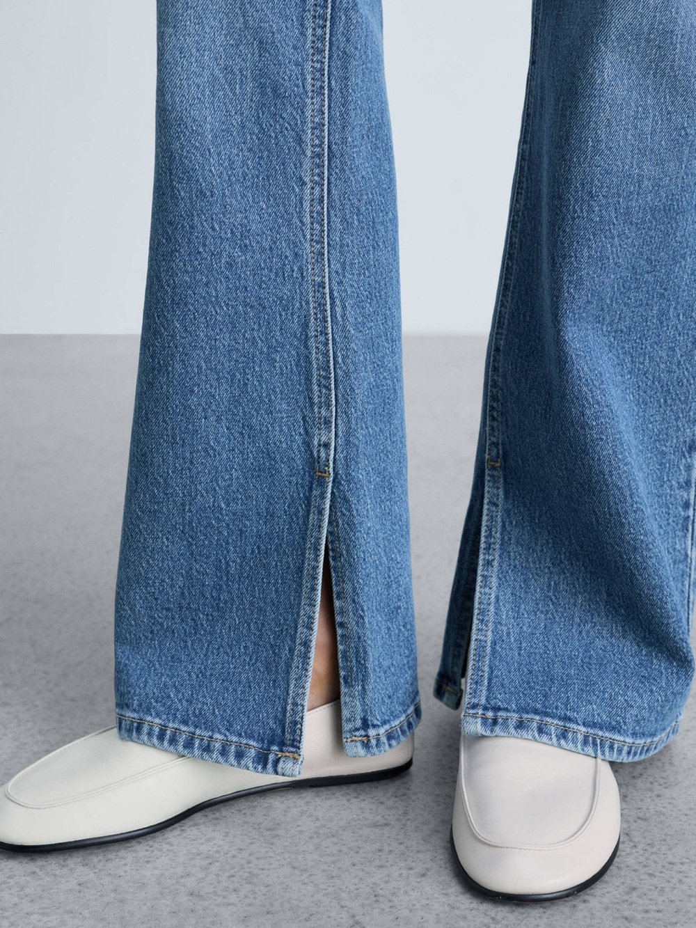 Mango Medium Rise Straight Leg with Slits - Picture 5 of 11